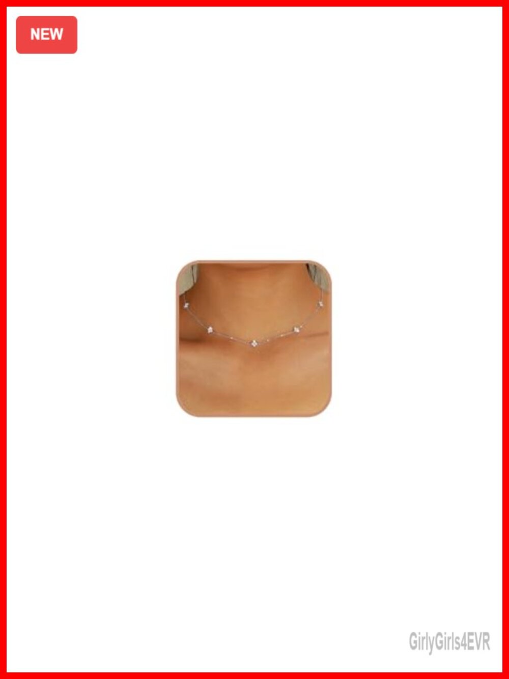 Dainty Lucky Leaf Pendant Necklace 925 Sterling Silver 14K Gold Plated CZ Choker